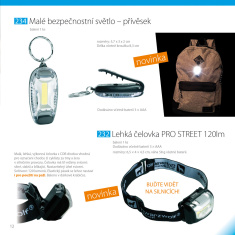 Lehká COB čelovka PRO STREET  120 lm Lehká COB čelovka PRO STREET  120 lm